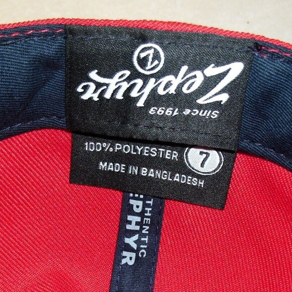 Arizona Wildcats Zephyr Mens Red Fitted hat cap sz. 7 Desert Logo New Tags Ncaa - Picture 3 of 4